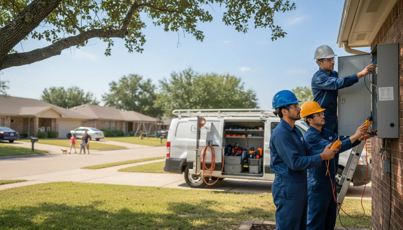 Certified electrician providing emergency electrical services in Monroe, NE